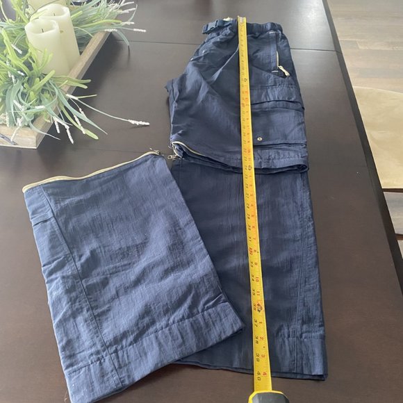 Men's Bum Navy Nylon Pants-Shorts Athletic/Biking Size M - Picture 3 of 9